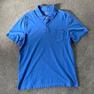 Vineyard Vines Men's Blue Polo Shirt 100% Cotton
